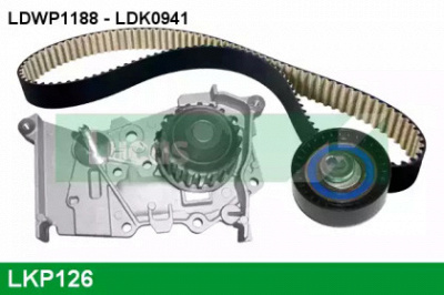 LUCAS ENGINE DRIVE lkp126 -  Водяной насос + комплект зубчатого ремня